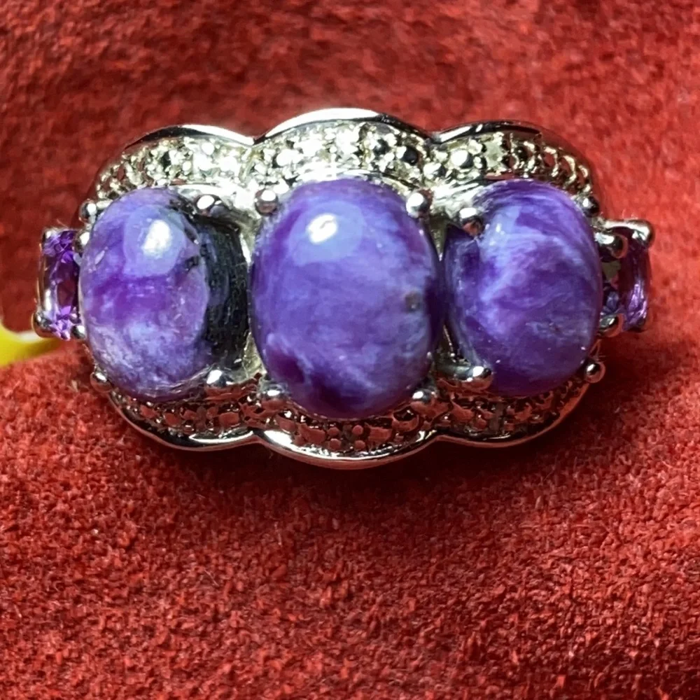 Solid Sterling Silver 925 Ring 9.5 Costume Jewelry Goth